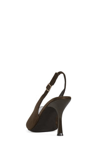 PATRIZIA Jeffrey Campbell Heeled Sandal Brown Suede