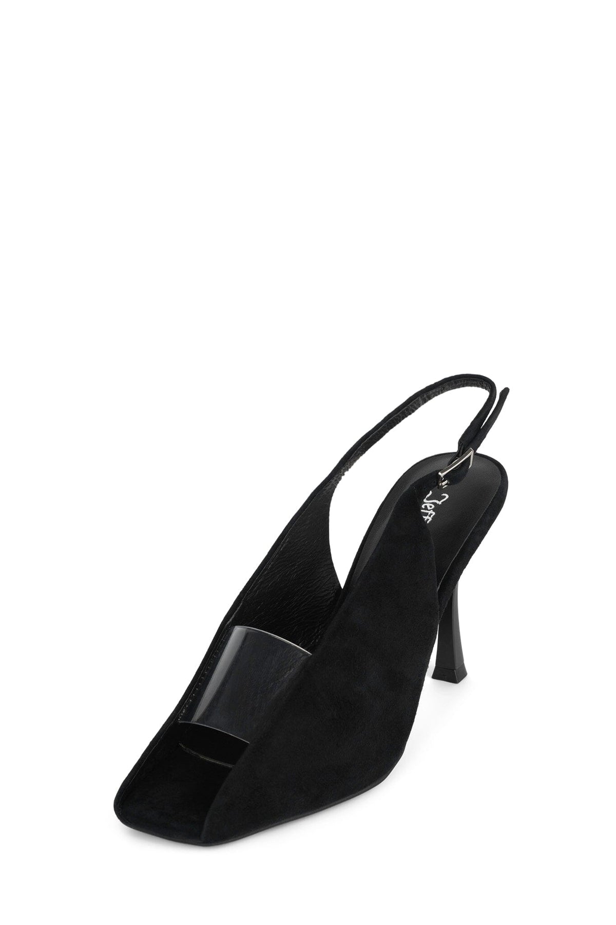 PATRIZIA Jeffrey Campbell Heeled Sandal Black Suede _hover