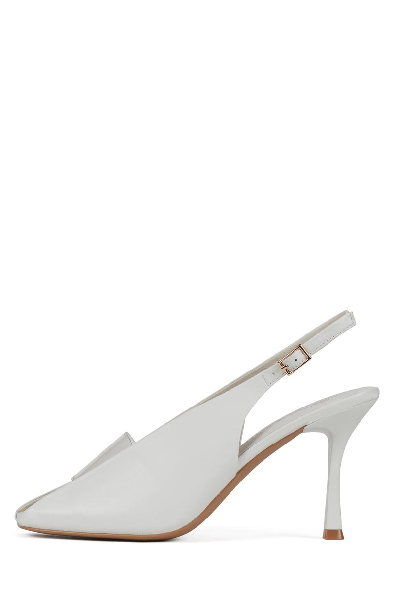PATRIZIA Jeffrey Campbell Heeled Sandal White