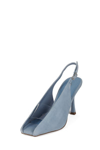 PATRIZIA Jeffrey Campbell Heeled Sandal Light Blue Suede _hover
