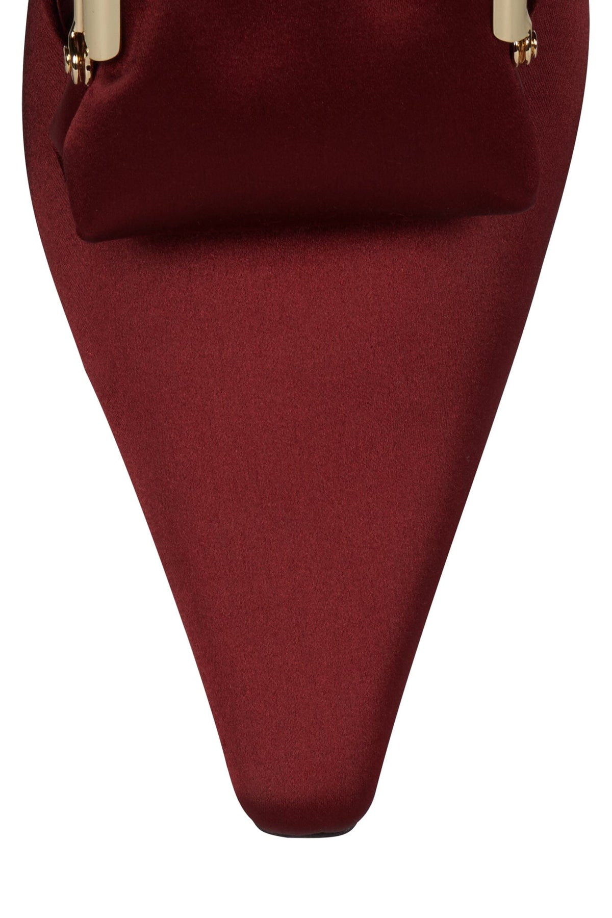 PAY-ME Jeffrey Campbell Slingback Wedge Wine Satin Combo