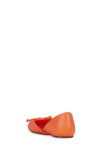 PERKY Jeffrey Campbell Ballet Flat Orange Neon