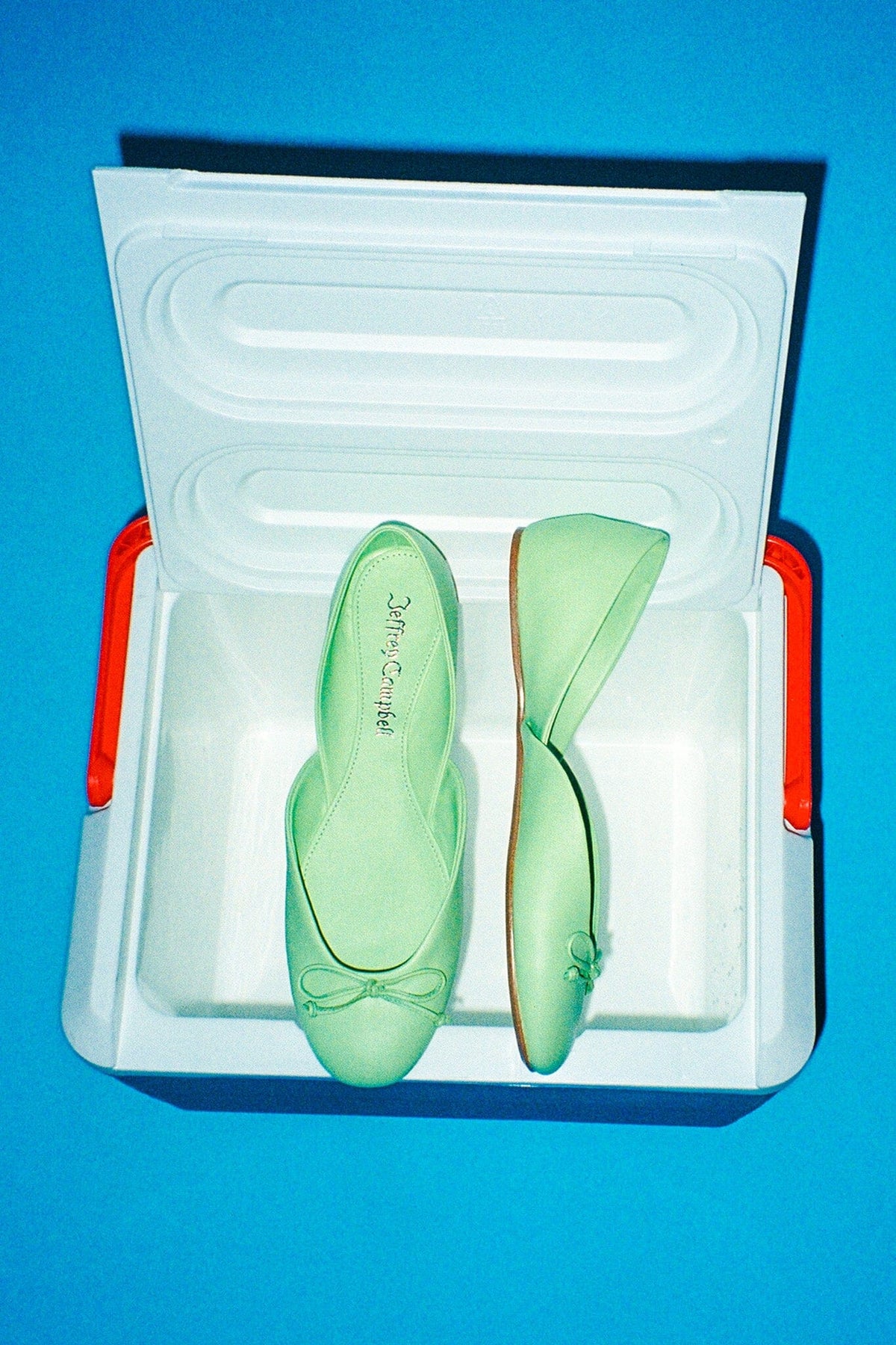 PERKY Jeffrey Campbell Ballet Flat Green Neon