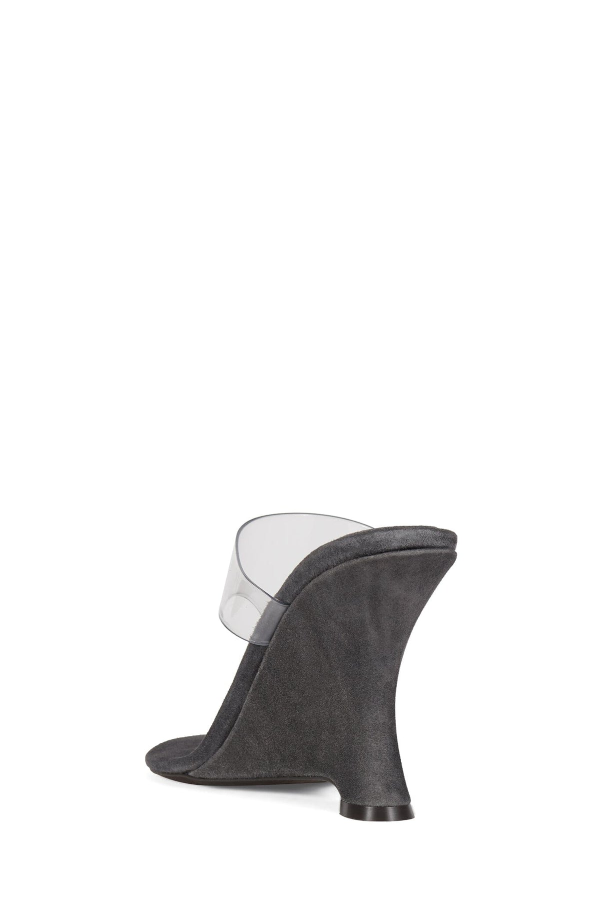 PERSISTENT Wedge Sandal Dark Grey Suede Combo
