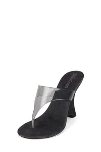PERSISTENT Wedge Sandal Dark Grey Suede Combo _hover