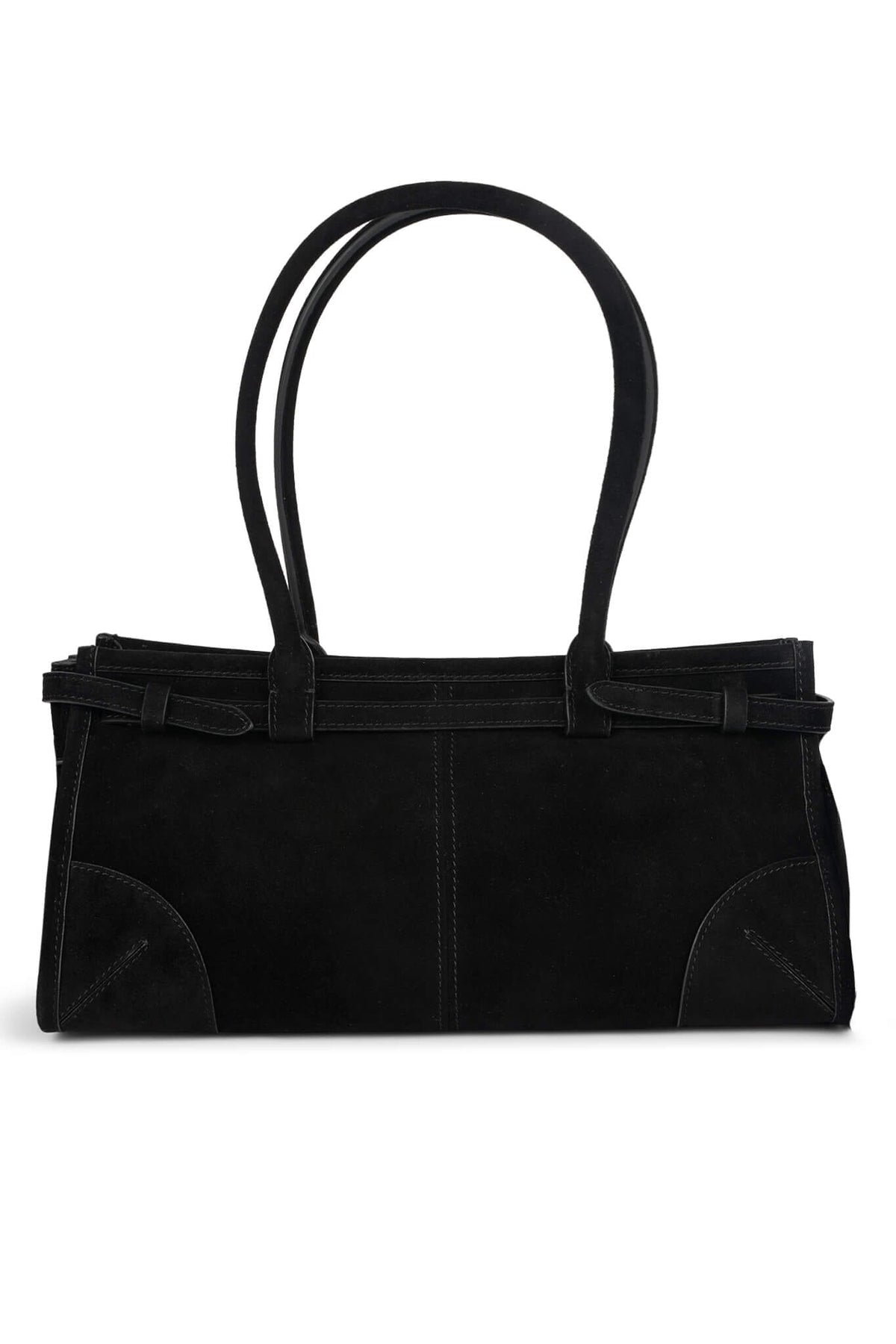 PESKY Jeffrey Campbell Shoulder Bag Black Suede