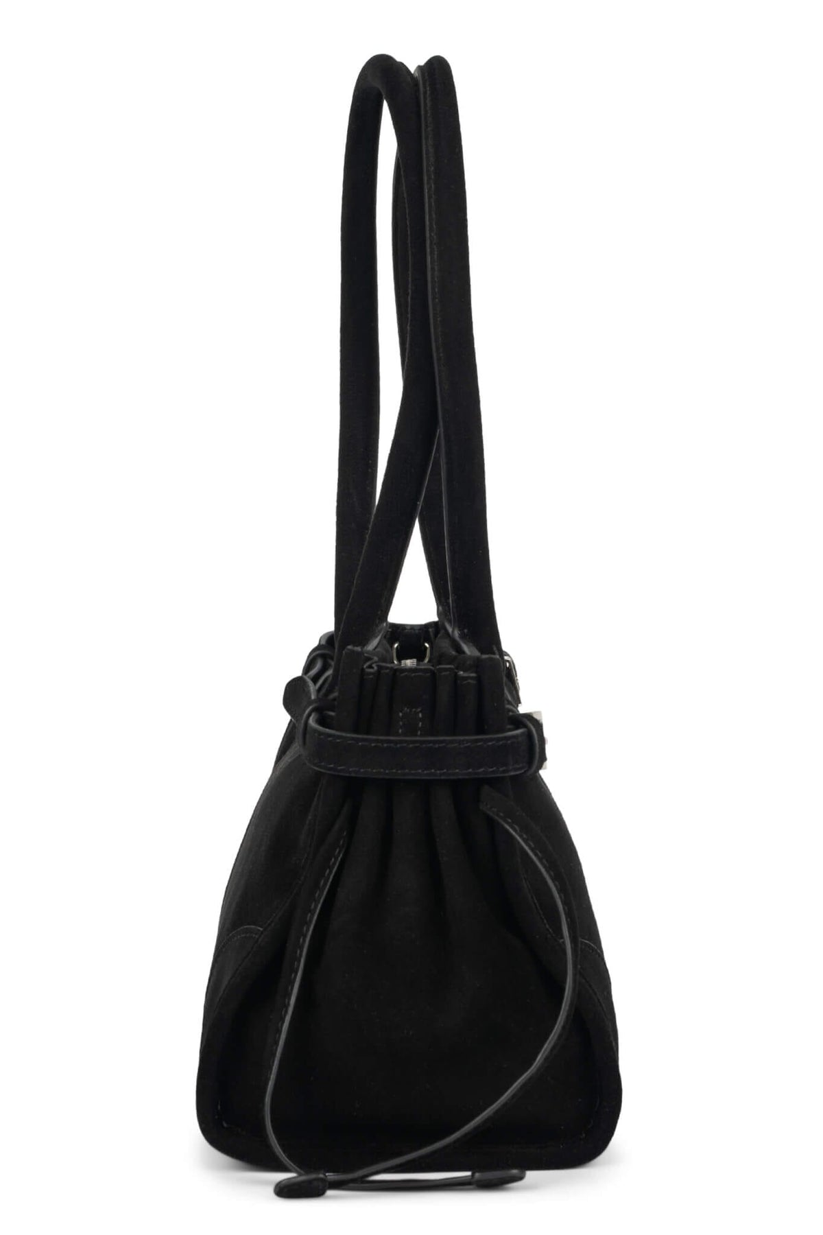 PESKY Jeffrey Campbell Shoulder Bag Black Suede