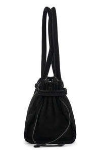 PESKY Jeffrey Campbell Shoulder Bag Black Suede