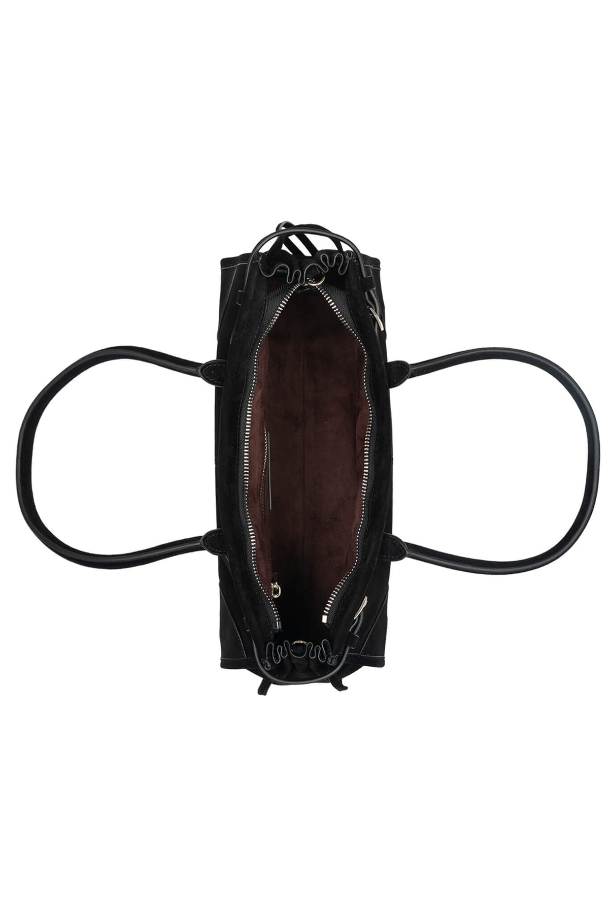 PESKY Jeffrey Campbell Shoulder Bag Black Suede