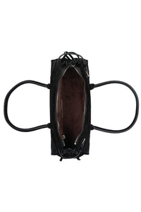 PESKY Jeffrey Campbell Shoulder Bag Black Suede
