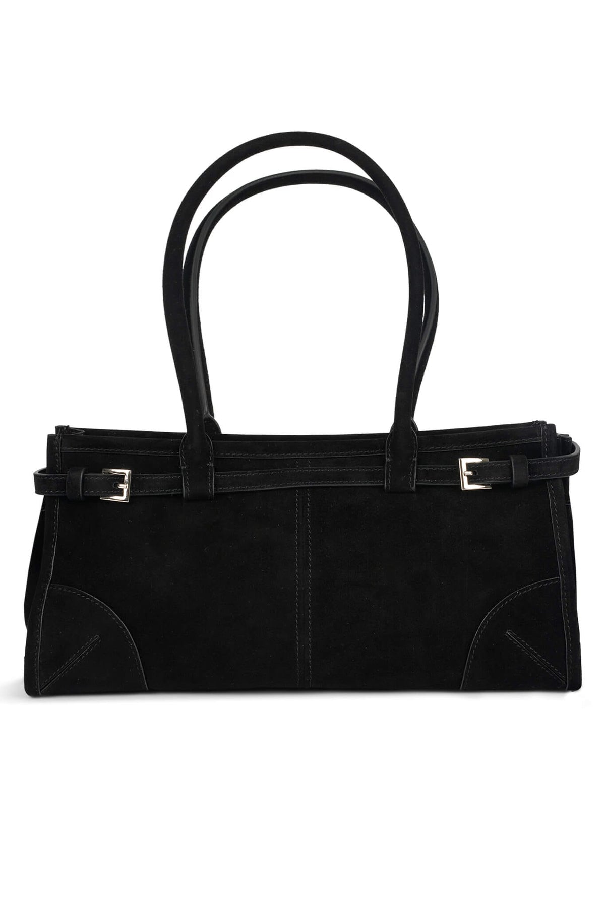PESKY Jeffrey Campbell Shoulder Bag Black Suede