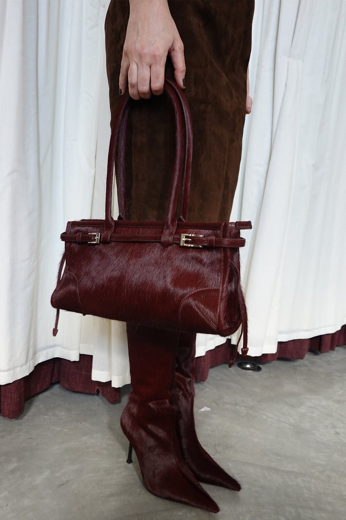 PESKY-F Jeffrey Campbell Shoulder Bag Wine
