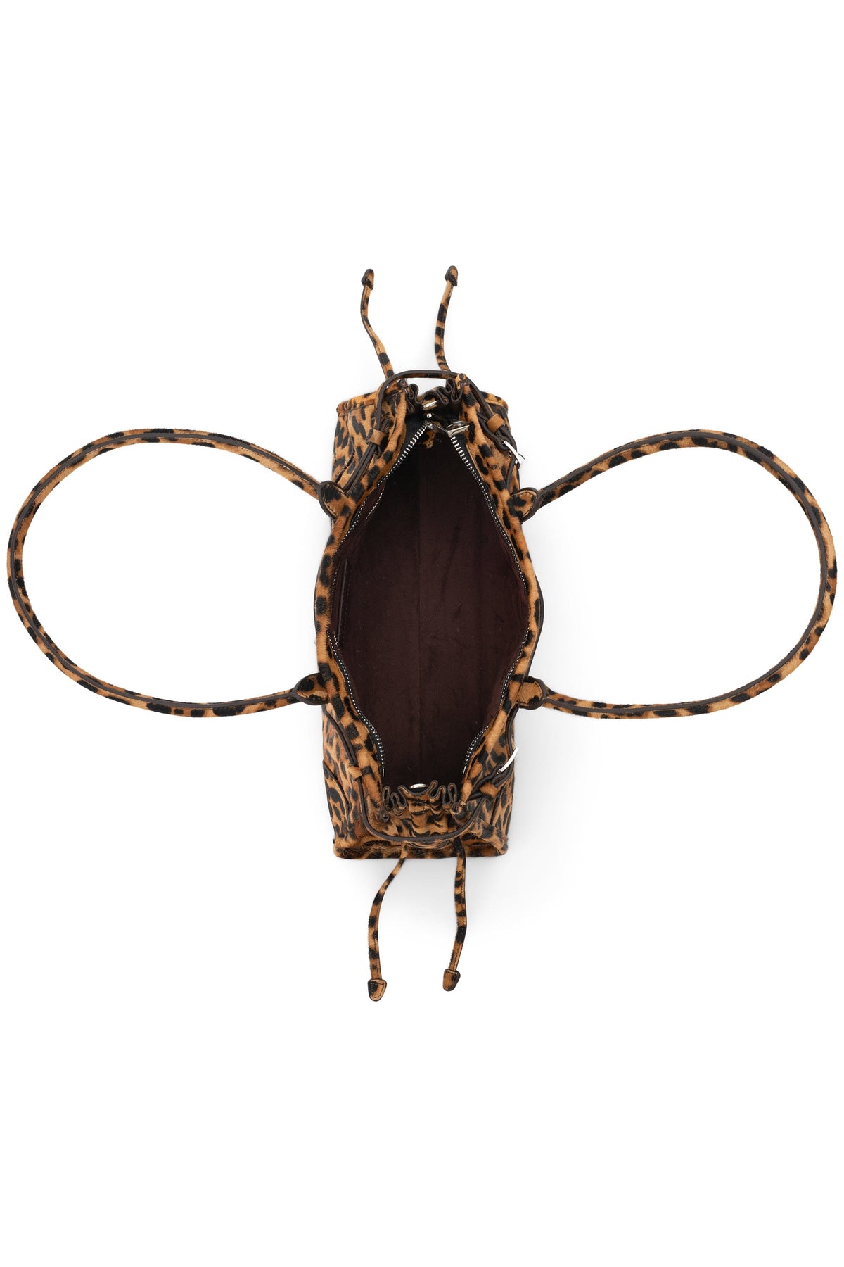 PESKY-F Jeffrey Campbell Shoulder Bag Tan Brown Cheetah 