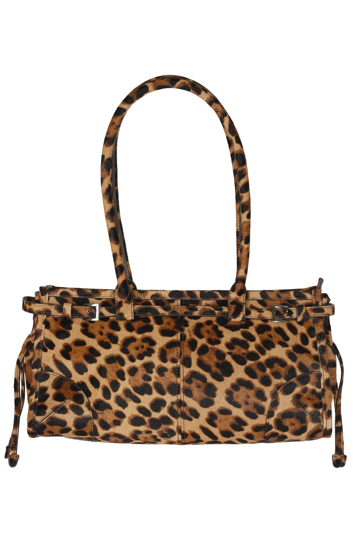 PESKY-F Jeffrey Campbell Shoulder Bag Tan Brown Cheetah 