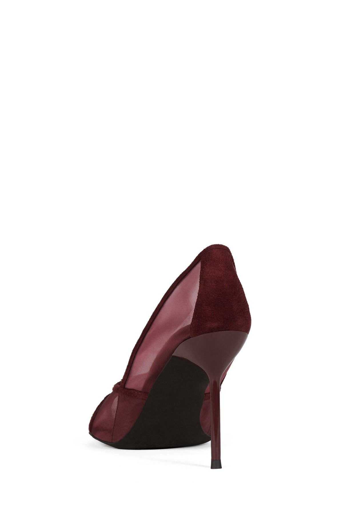 PHASES Heeled Sandal Wine Mesh Combo