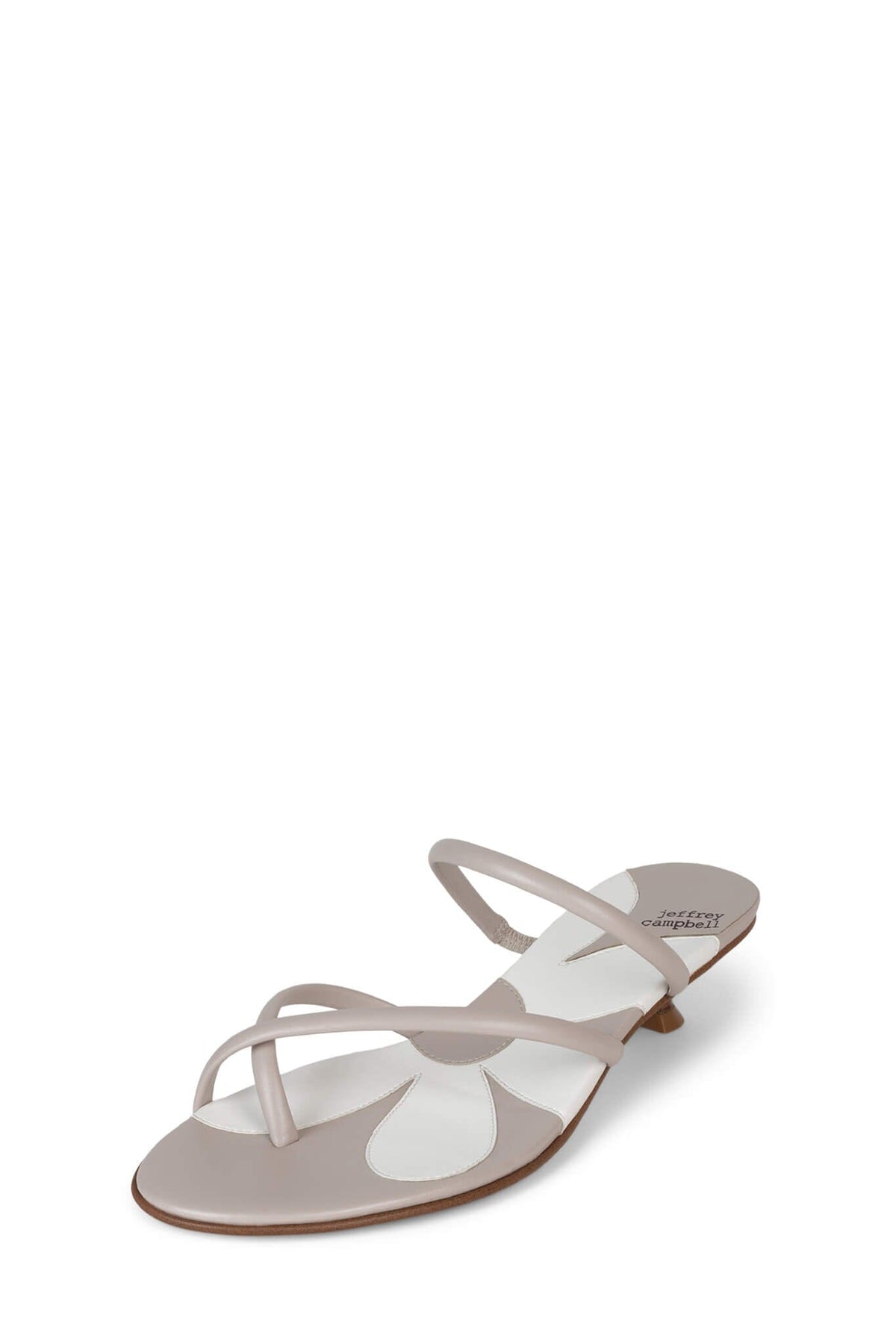 Jeffrey Campbell Heeled Sandals Cream Combo