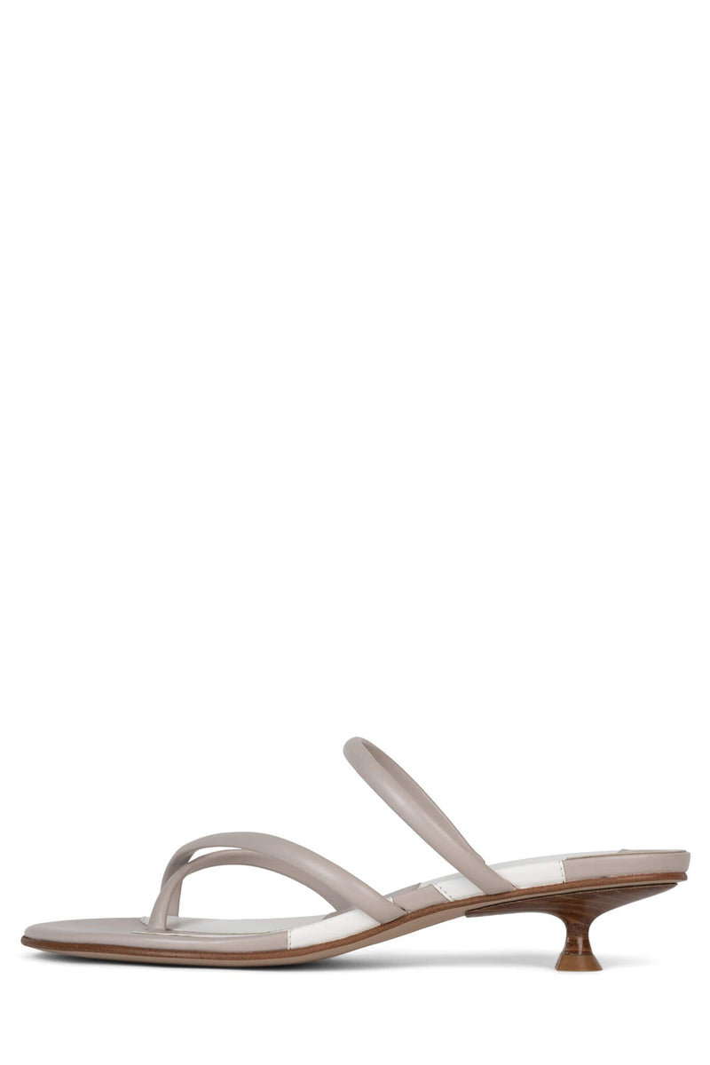 Jeffrey Campbell Heeled Sandals Cream Combo