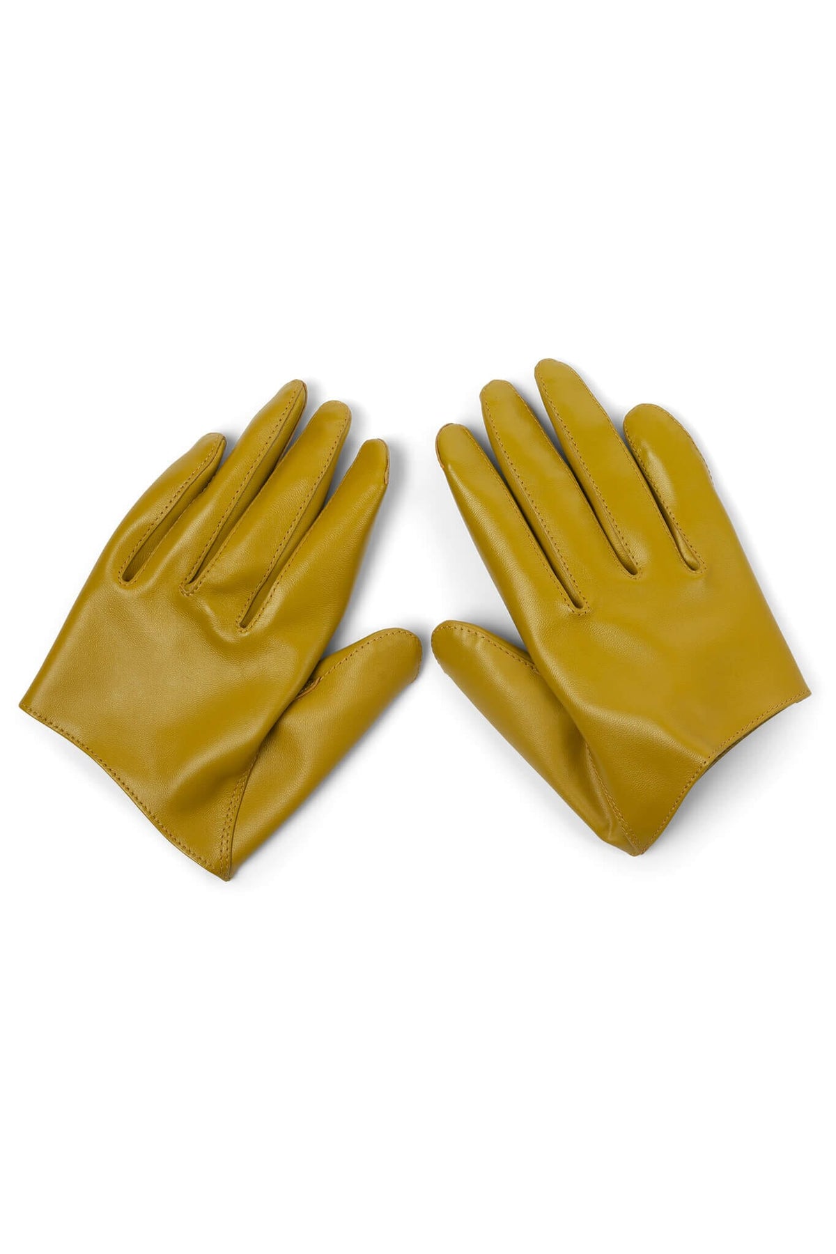 PIT-CREW Jeffrey Campbell Leather Gloves Lime