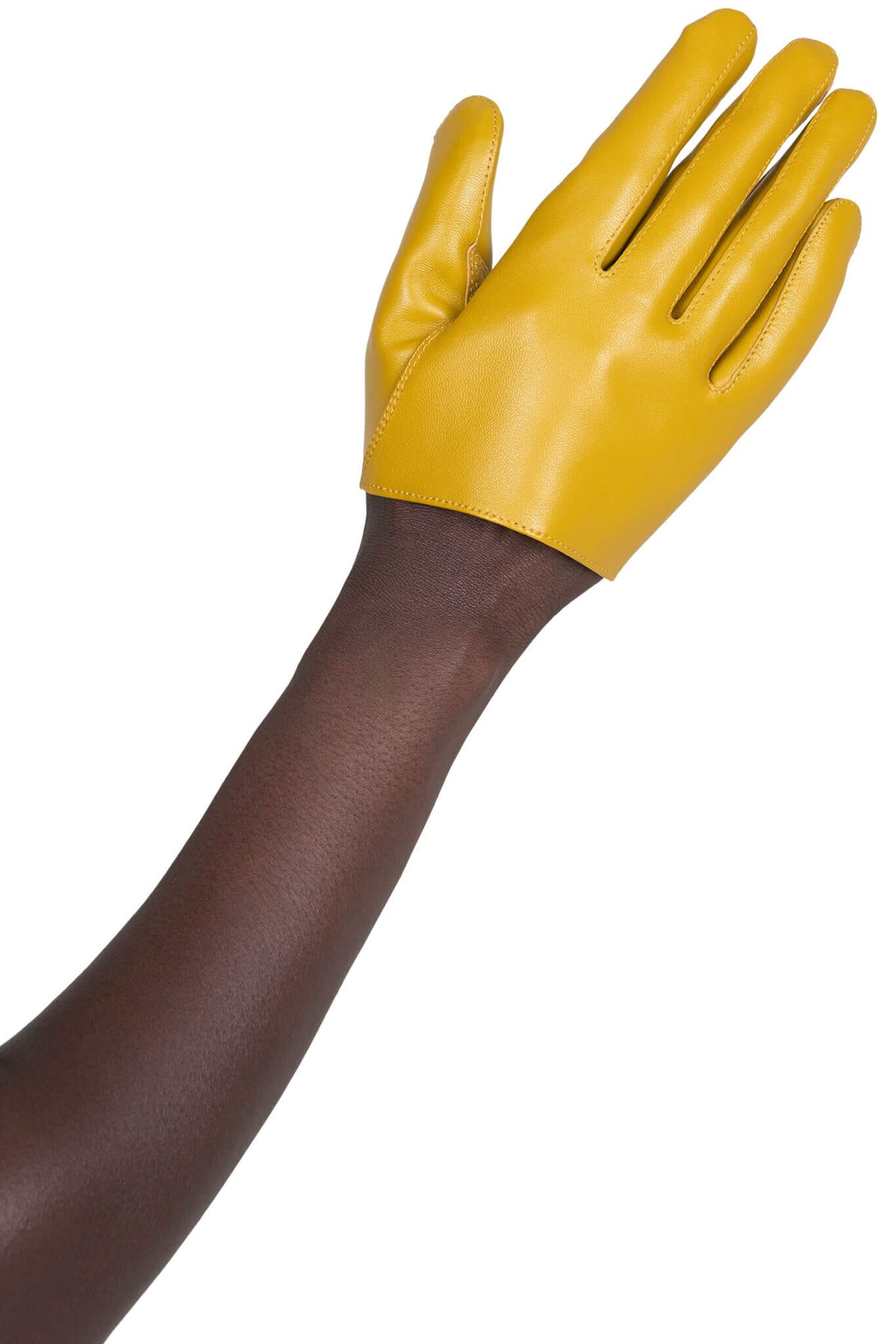 PIT-CREW Jeffrey Campbell Leather Gloves Lime