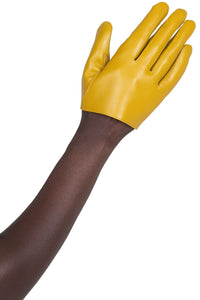 PIT-CREW Jeffrey Campbell Leather Gloves Lime
