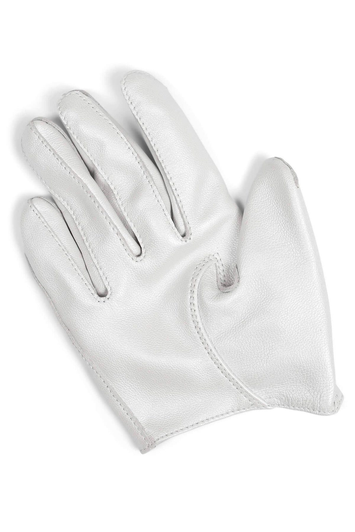 PIT-CREW Jeffrey Campbell Leather Gloves White