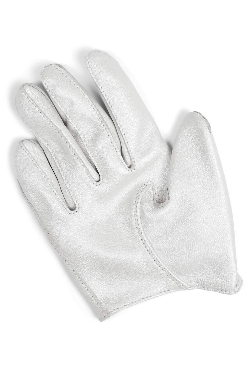 PIT-CREW Jeffrey Campbell Leather Gloves White