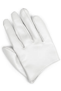 PIT-CREW Jeffrey Campbell Leather Gloves White