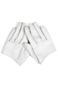 PIT-CREW Jeffrey Campbell Leather Gloves White