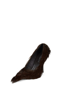 PLUMAGE Jeffrey Campbell Pump Brown _hover