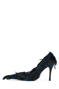 PLUMAGE Jeffrey Campbell Pump Khaki Multi