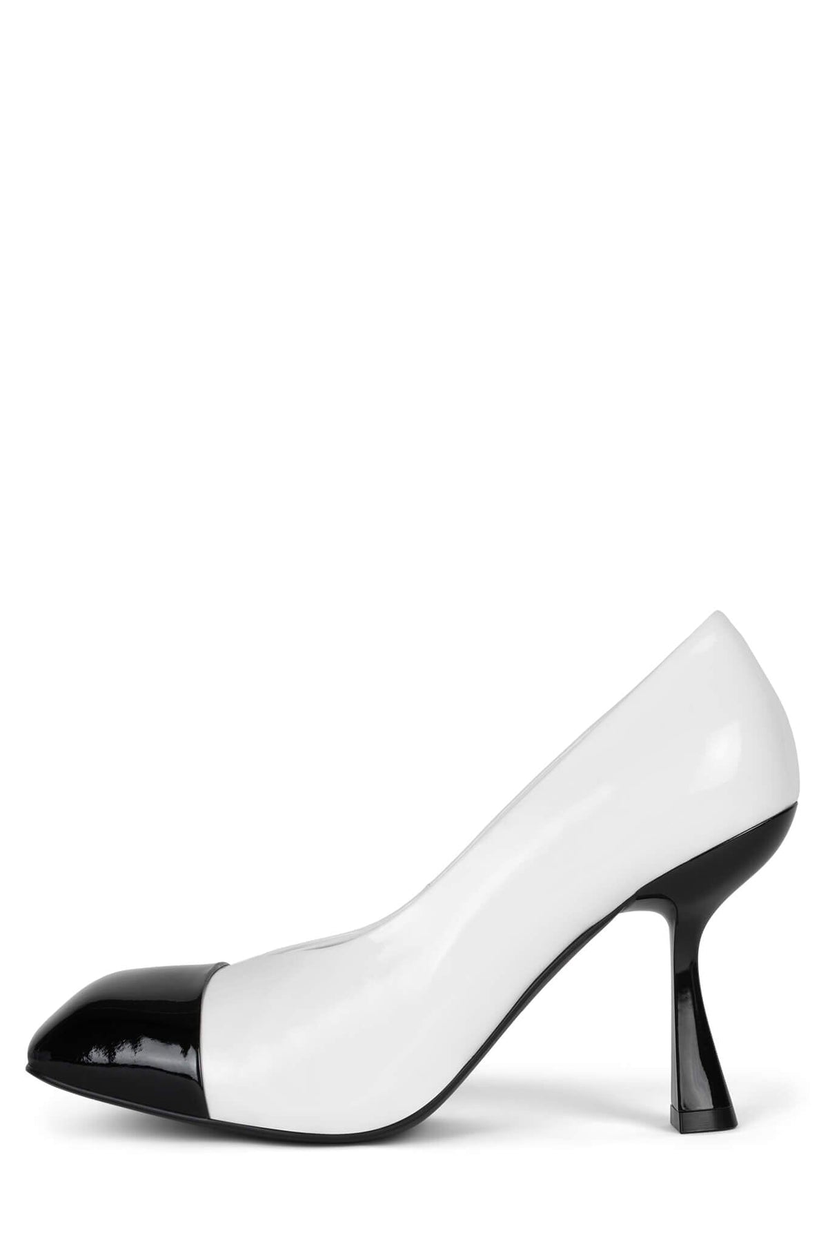 PRECISE-CP DV White Patent Black Patent 6 