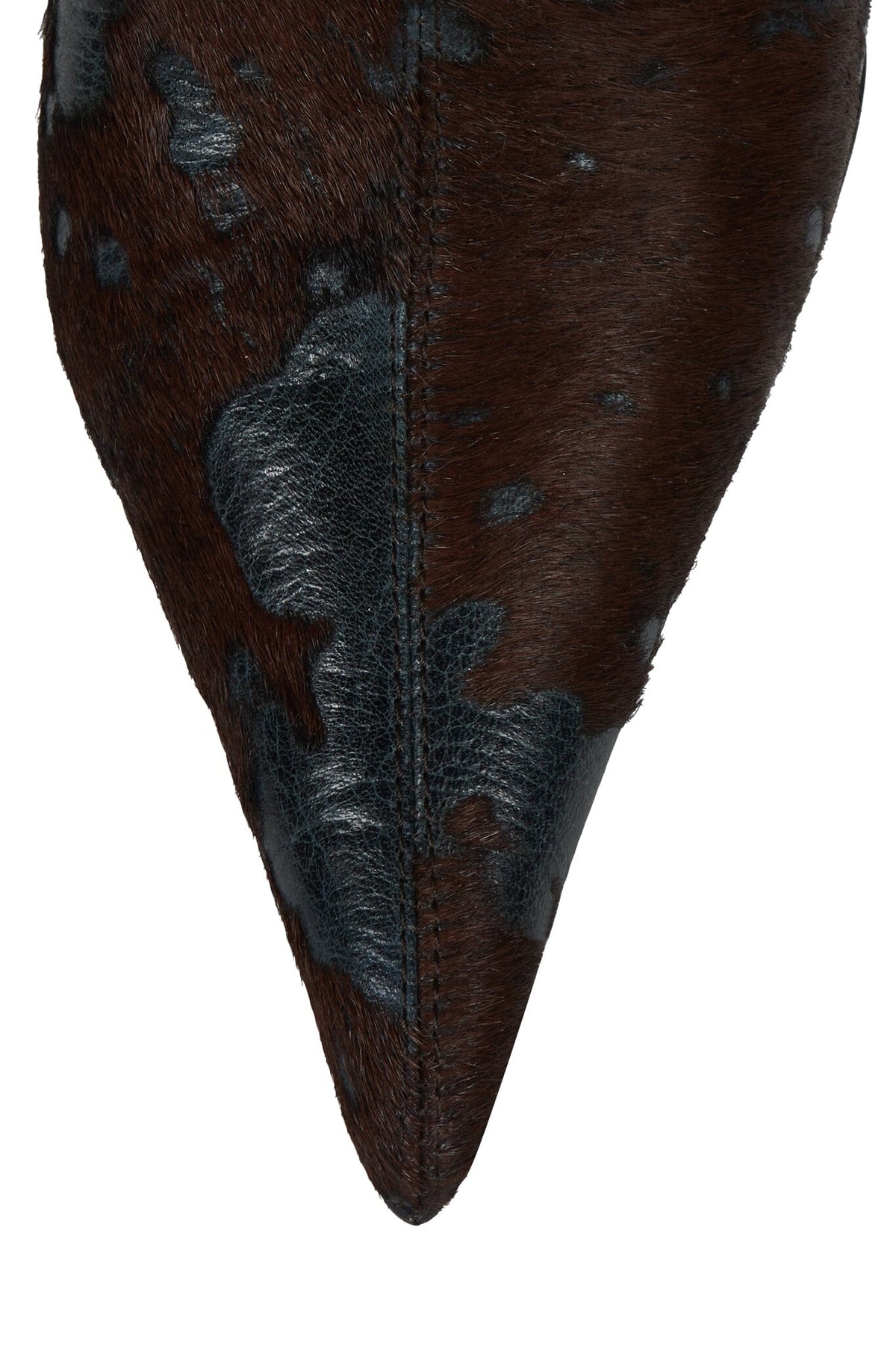 PROPOSAL-F Knee-High Boot Blue Brown Combo