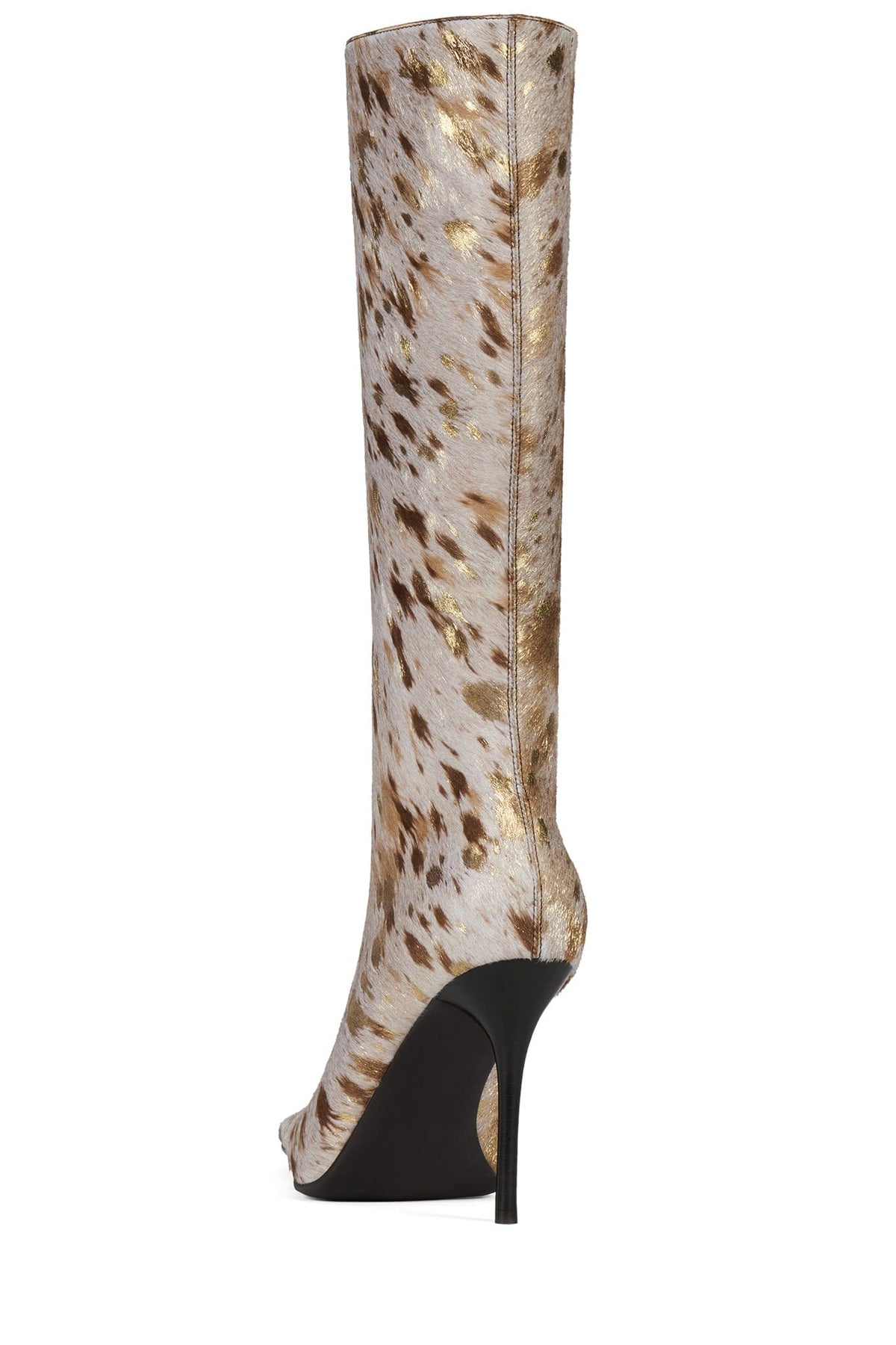 PROPOSAL-F Stiletto Boot Tan Gold Spot