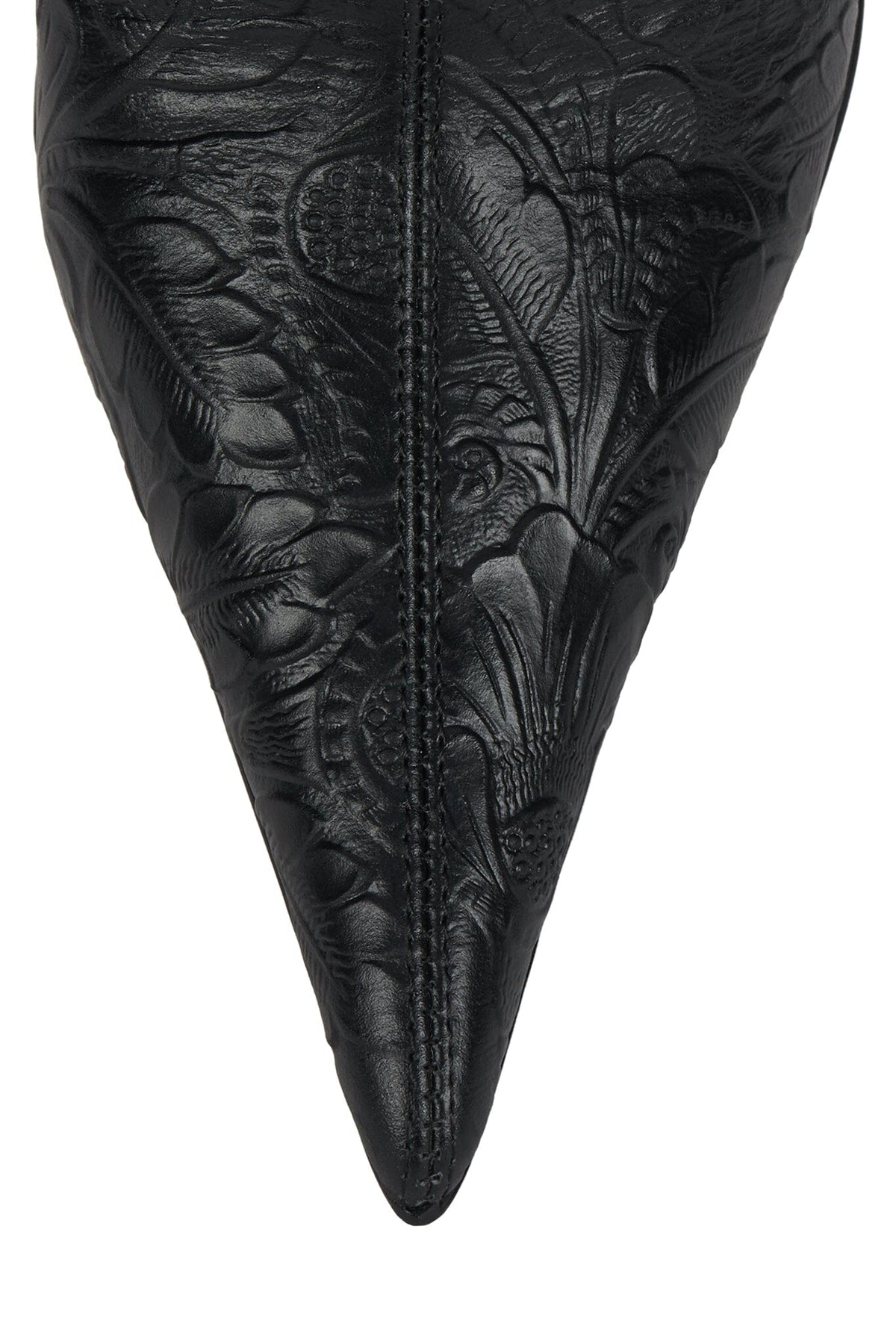 PROPOSAL Jeffrey Campbell Stiletto Boot Black Embossed Floral