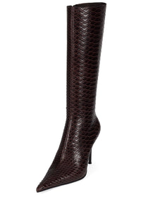 PROPOSAL Jeffrey Campbell Stiletto Boot Brown Snake
_hover