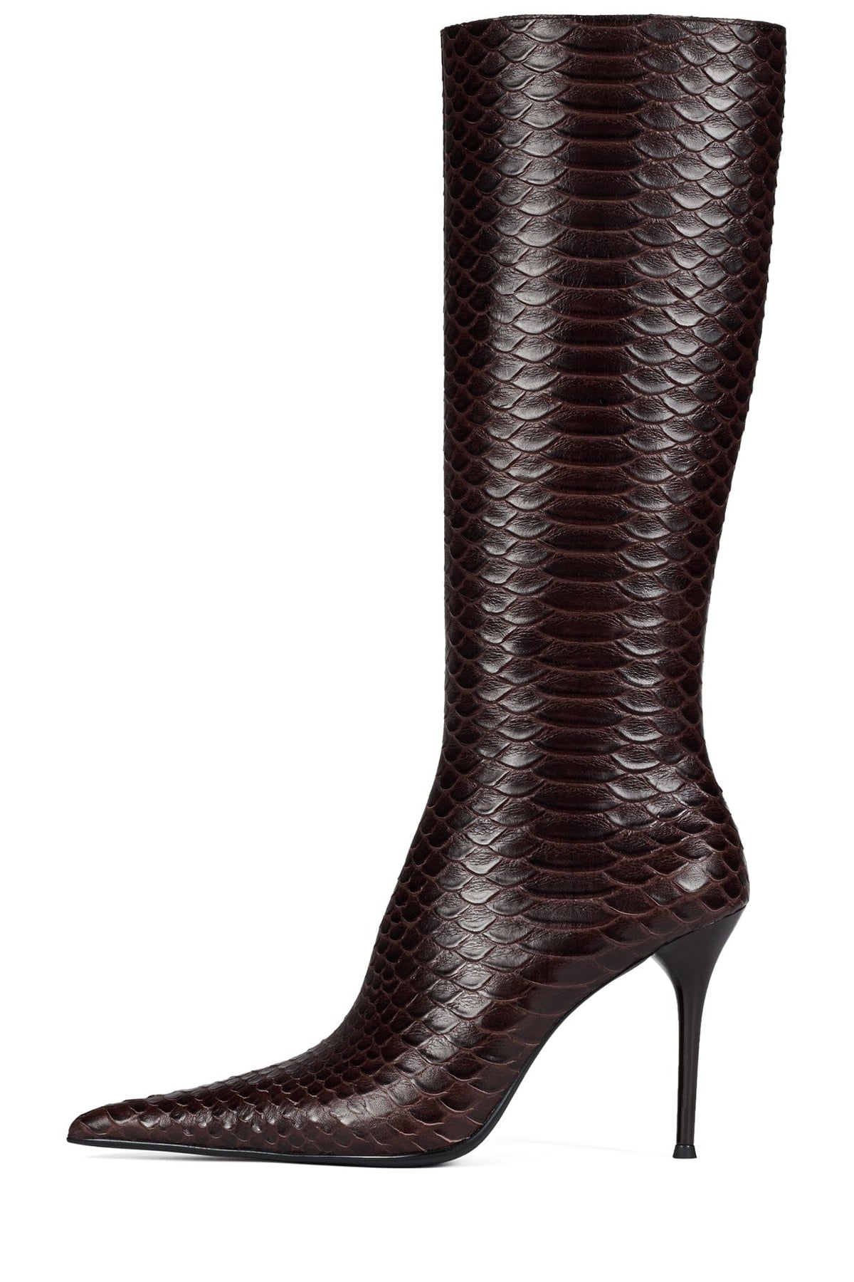 PROPOSAL Jeffrey Campbell Stiletto Boot Brown Snake