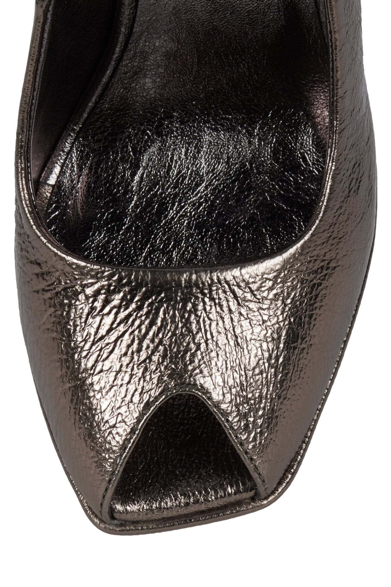 M新品未使用　ポリヘル　ハーフ　ショーティ　黒エイジングアイボリーフレア PROVISO Jeffrey Campbell Wedged Platform