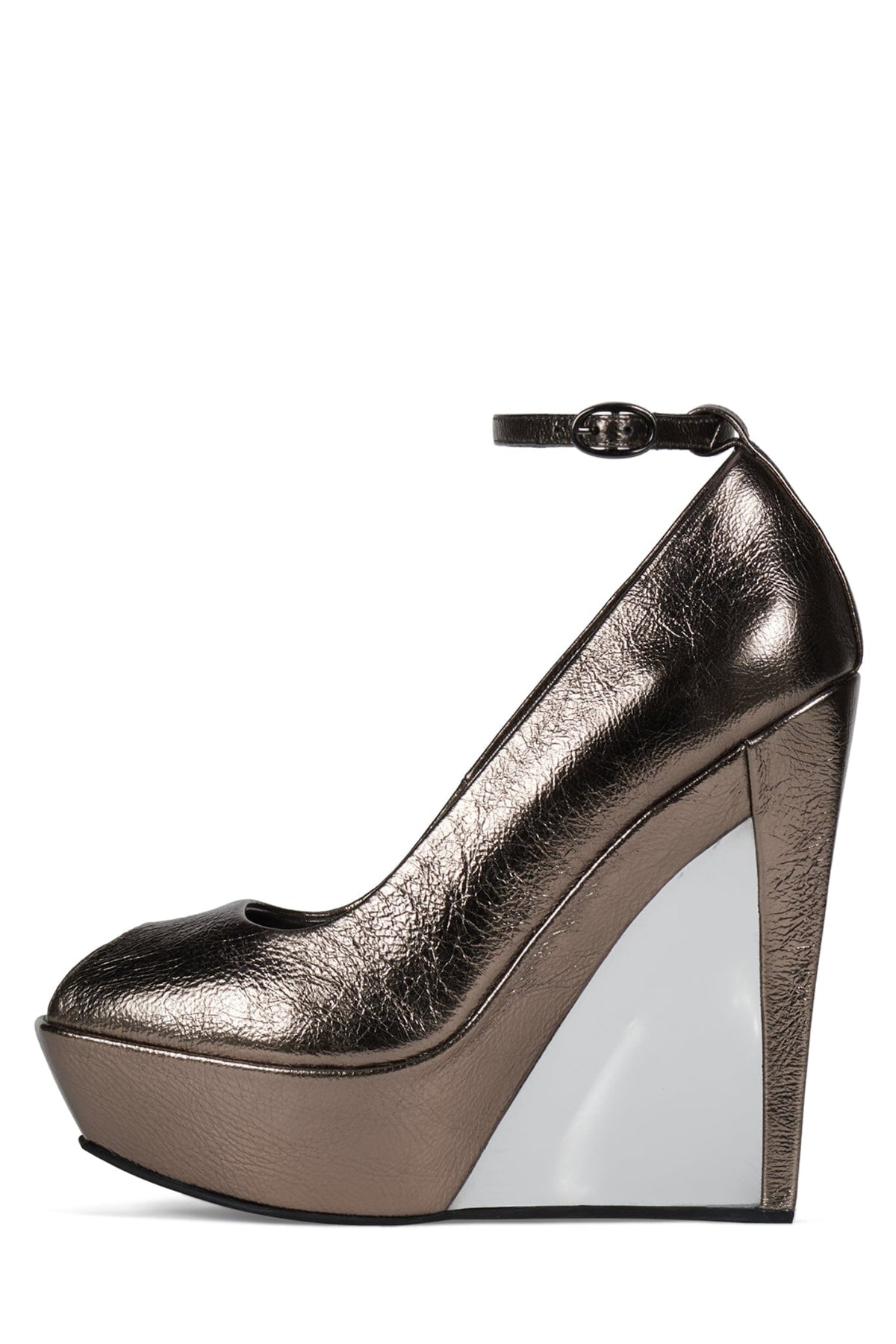 PROVISO Jeffrey Campbell Wedged Platform Pewter