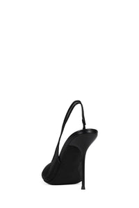 PUCKER-MSH Jeffrey Campbell Heeled Sandal Black Mesh