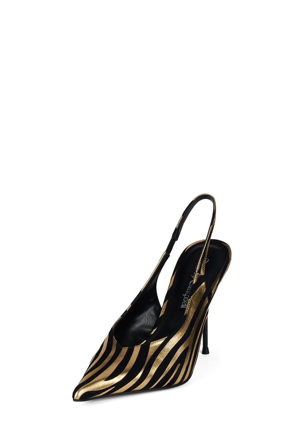 PUCKER-SB Gold Zebra Suede _hover