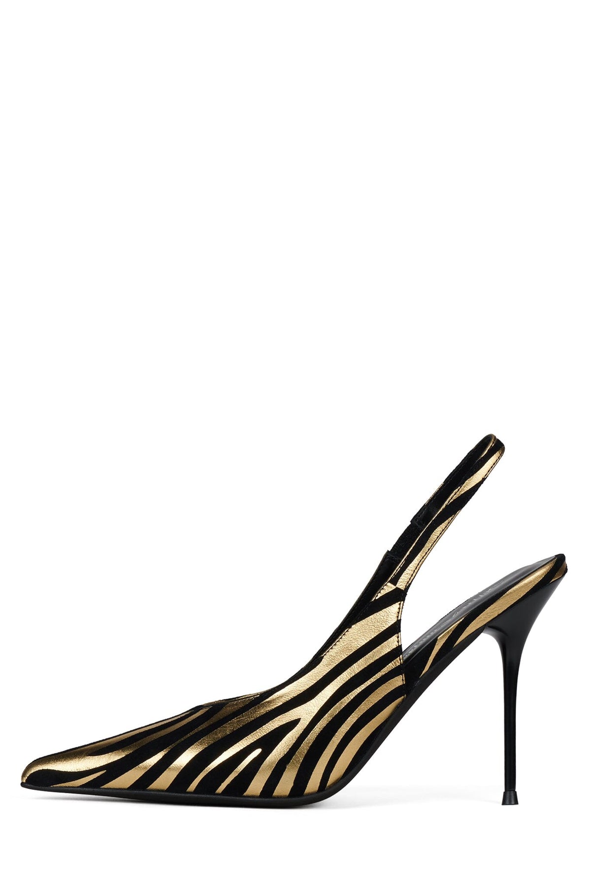 PUCKER-SB Gold Zebra Suede