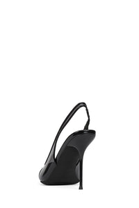 PUCKER-V Black Patent Combo