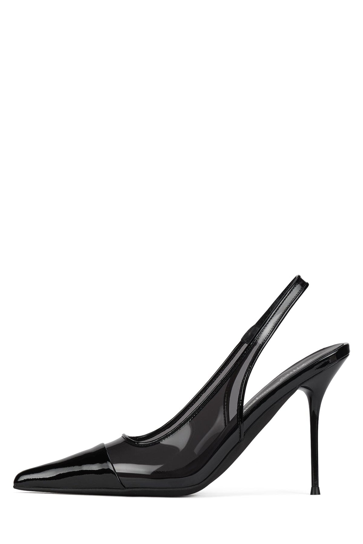 PUCKER-V Black Patent Combo