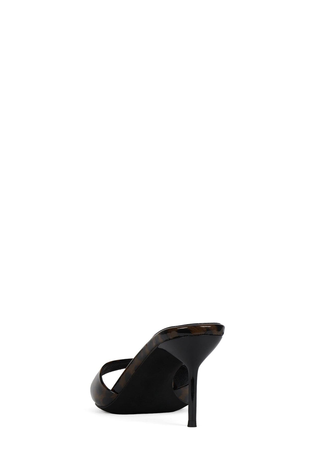 PUMPTINI Heeled Sandal Tan Cheetah Patent
