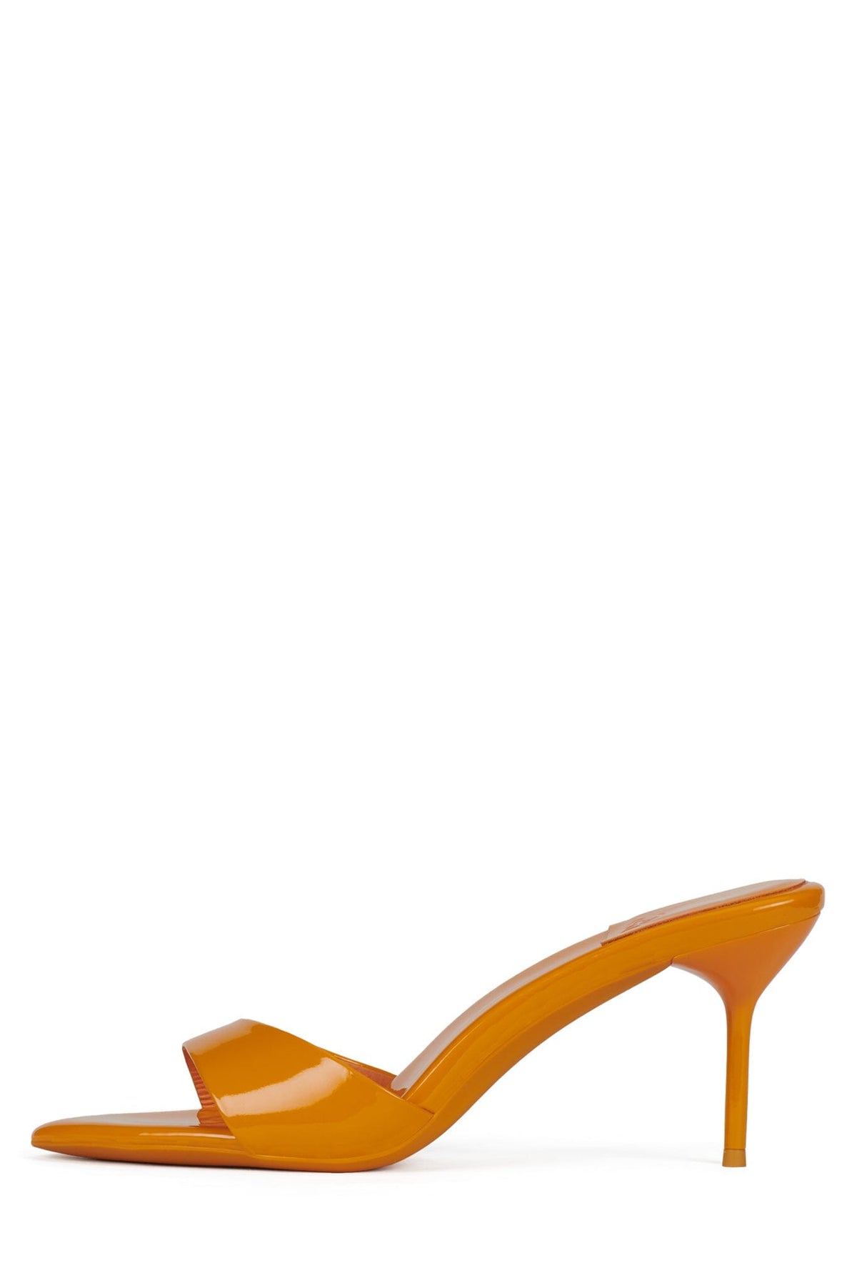 PUMPTINI Heeled Sandal Mustard Patent