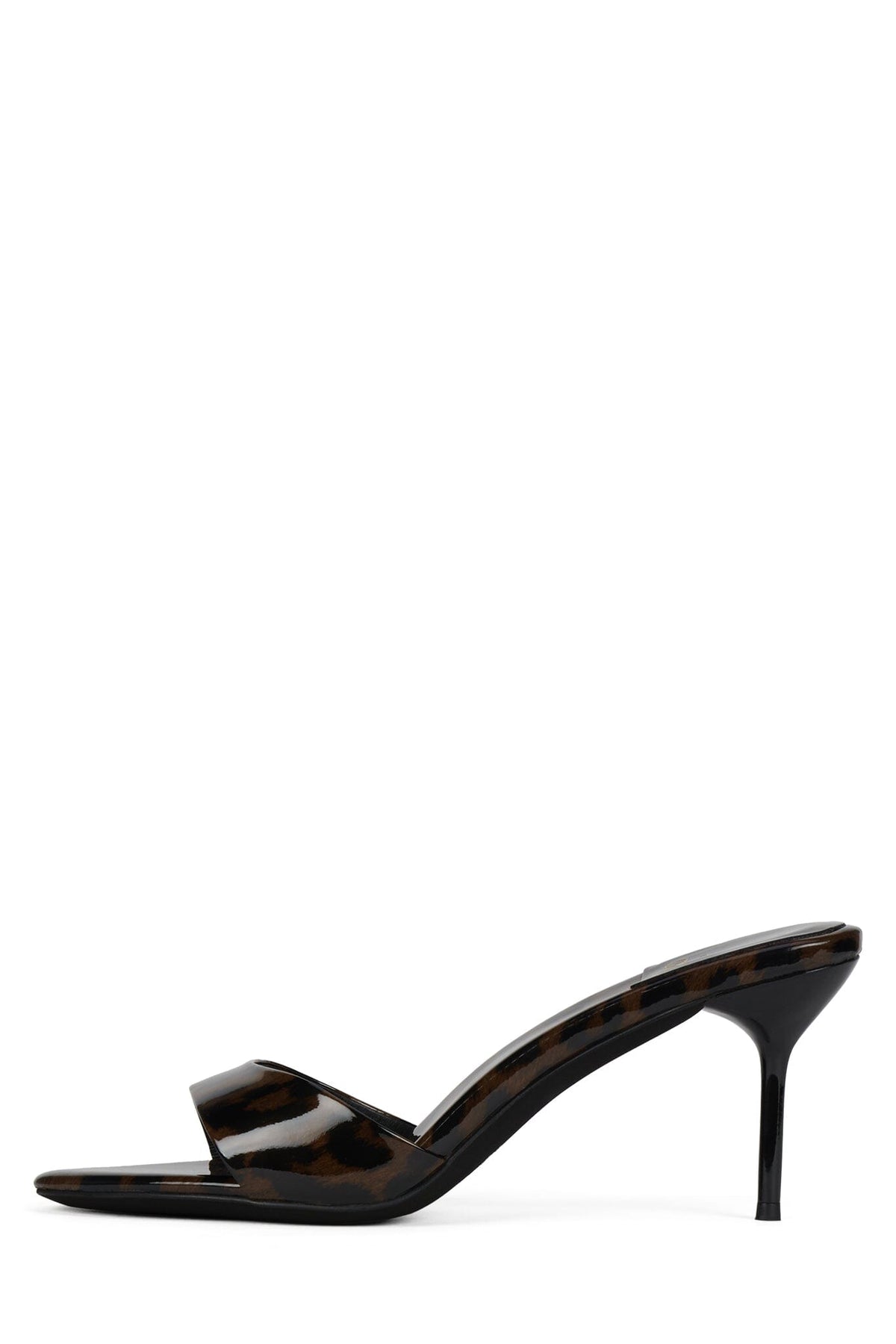 PUMPTINI Heeled Sandal Tan Cheetah Patent