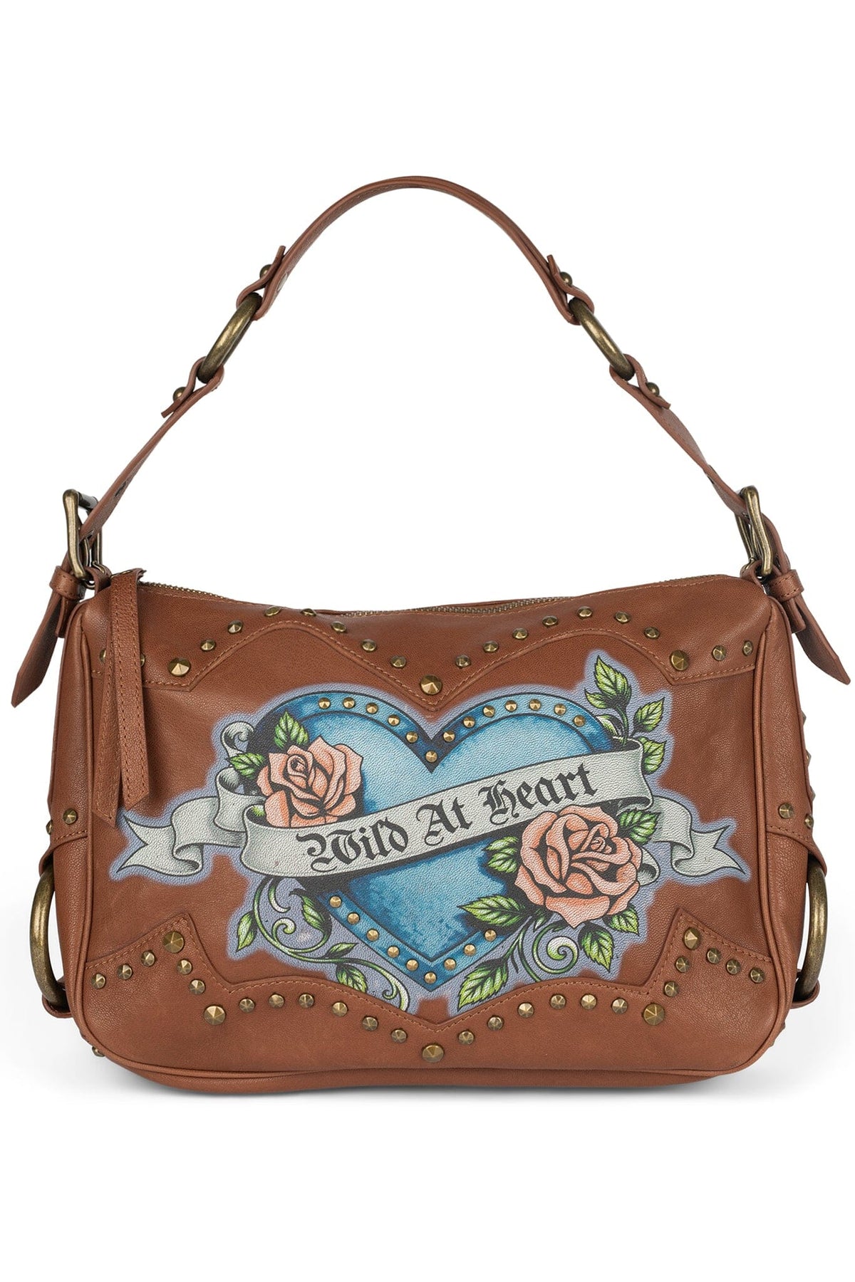 REBELLIOUS Shoulder Bag Brown Wild Combo
