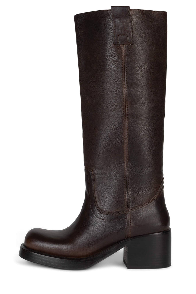 REFLECT-HI Jeffrey Campbell Knee-High Boot Brown Brown