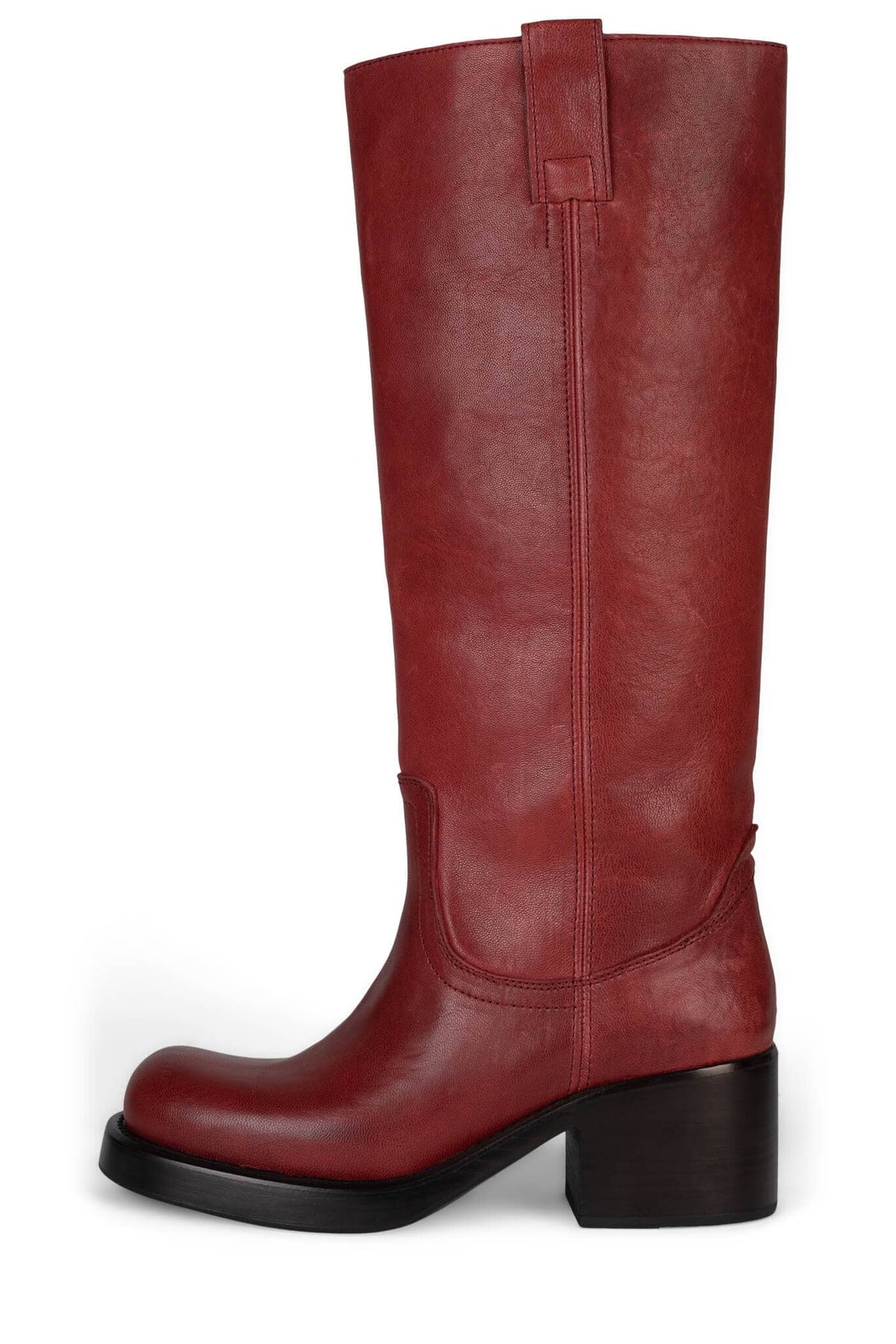 REFLECT-HI Jeffrey Campbell Knee-High Boot Red