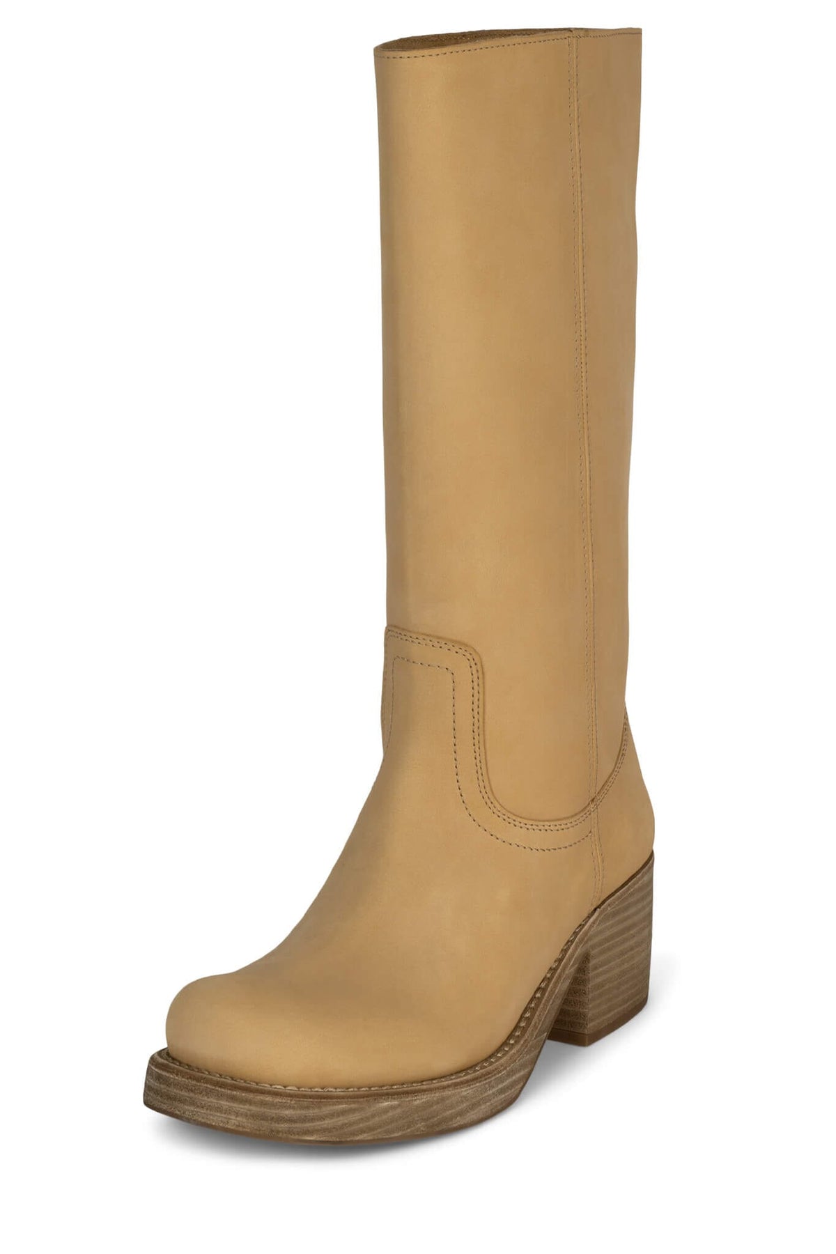 REFLECT-TN Jeffrey Campbell Heeled Boot Natural